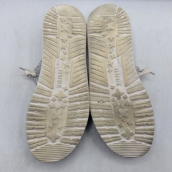 Hey Dude Wally Stretch Mens 8 Gray Slip on Loafer Shoes Casual Comfort - Picture 10 of 13